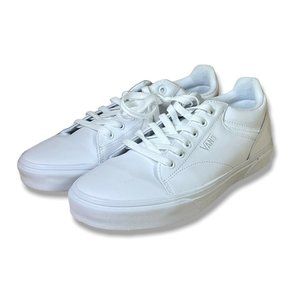 Vans Off The Wall Mens White 500714 Lace Up Low Top Athletic Sneaker Shoes Sz 10